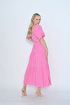 Payton Midi Dress Hot Pink