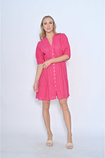 Amine Dress Hot Pink