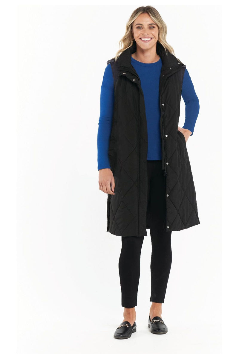 Cape Cod Puffer Vest Black
