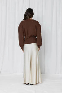 Rhodes Cardi Chocolate