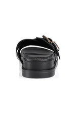 Oscar Chunky Slide Black Croc