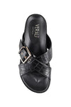 Oscar Chunky Slide Black Croc