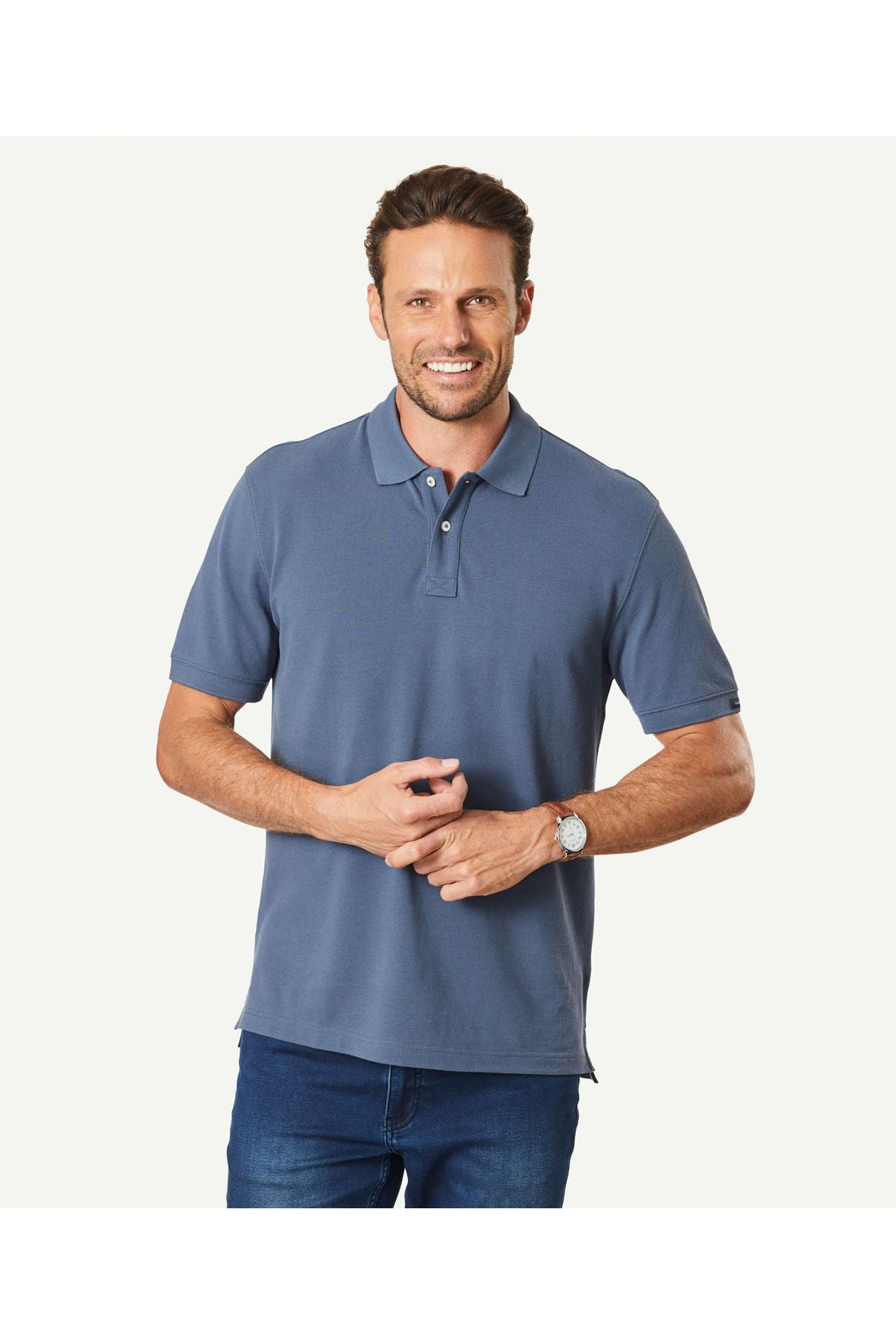 Classic Pique Polo Denim