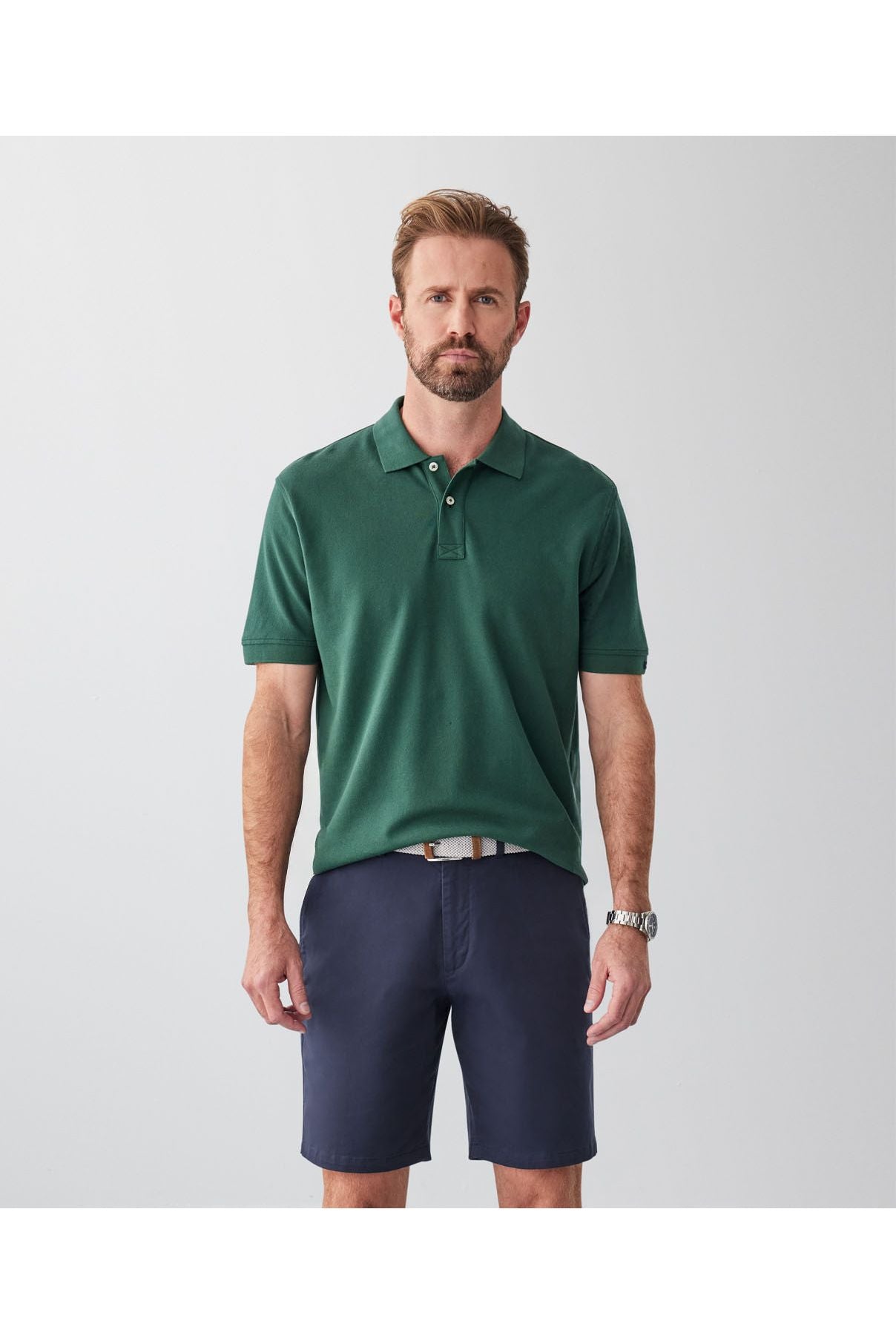 Classic Pique Polo Dark Green