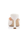 Petracca Heeled Mules White
