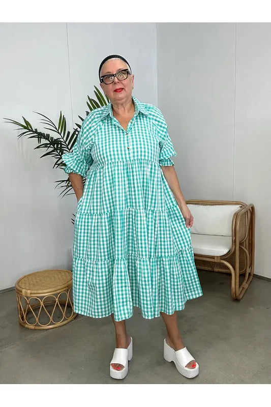Sofia Dress Turquoise