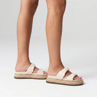 Teagan Flatform Slide Bone