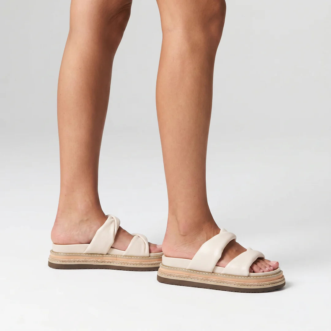 Teagan Flatform Slide Bone