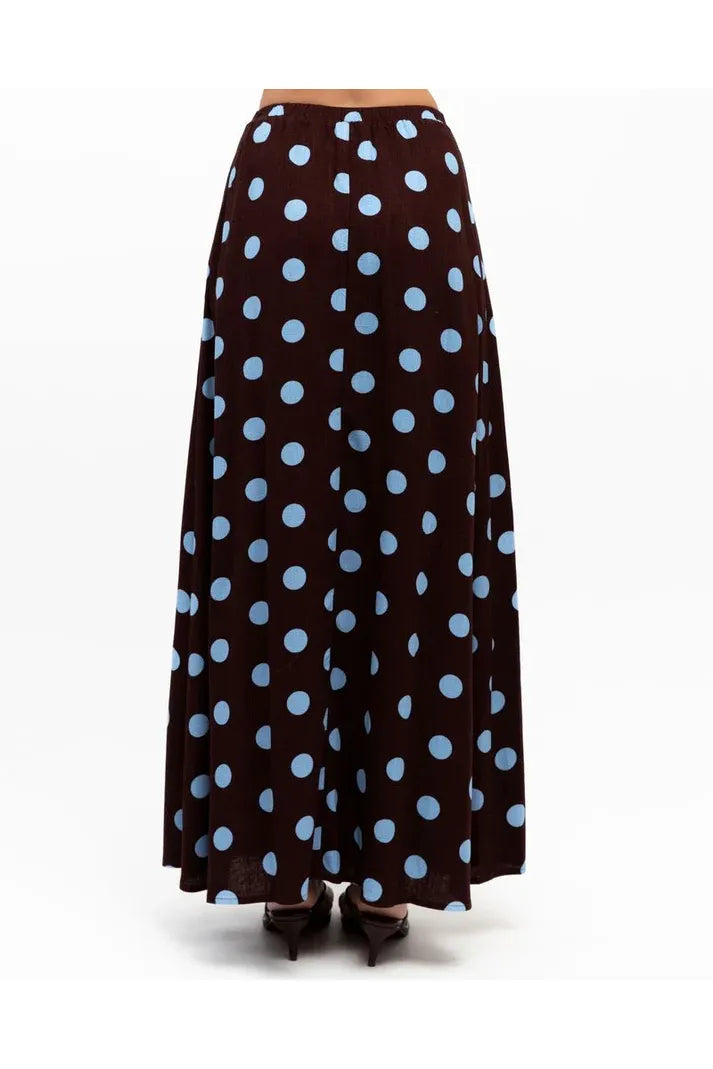 Sabrina Skirt Chocolate/ Blue