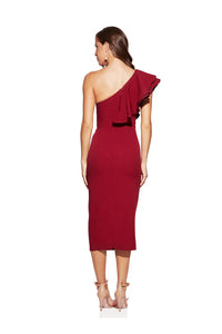 Nicolette Midi Dress Wine
