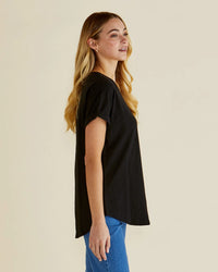 Hailey Tee Black