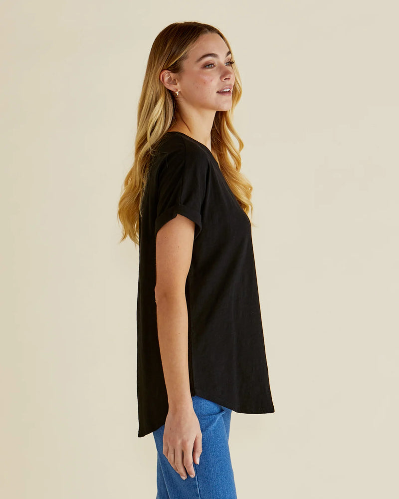 Hailey Tee Black