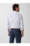Non Iron Dobby Mini Check Shirt Navy
