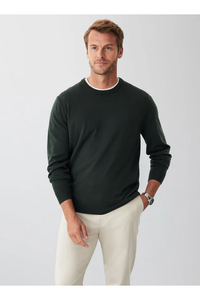 Merino Crew Neck Forest