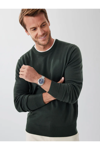 Merino Crew Neck Forest