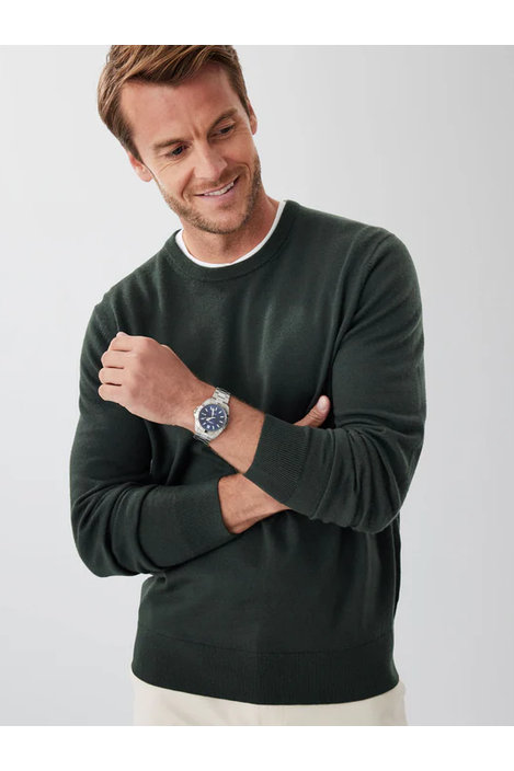 Merino Crew Neck Forest