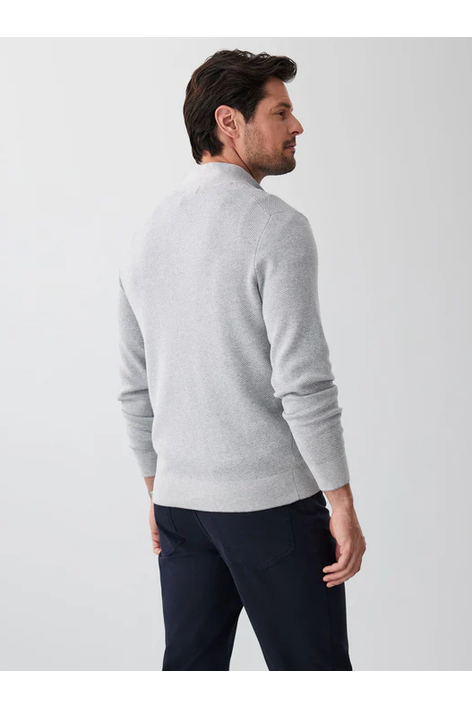 High Flex Twill Half Zip Jumper Grey