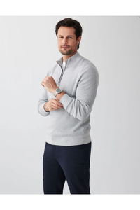 High Flex Twill Half Zip Jumper Grey