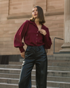 Jinx Blouse Wine