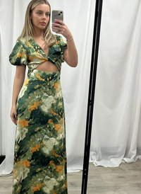Isla Maxi Dress Green