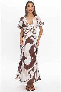 Avery Dress Brown