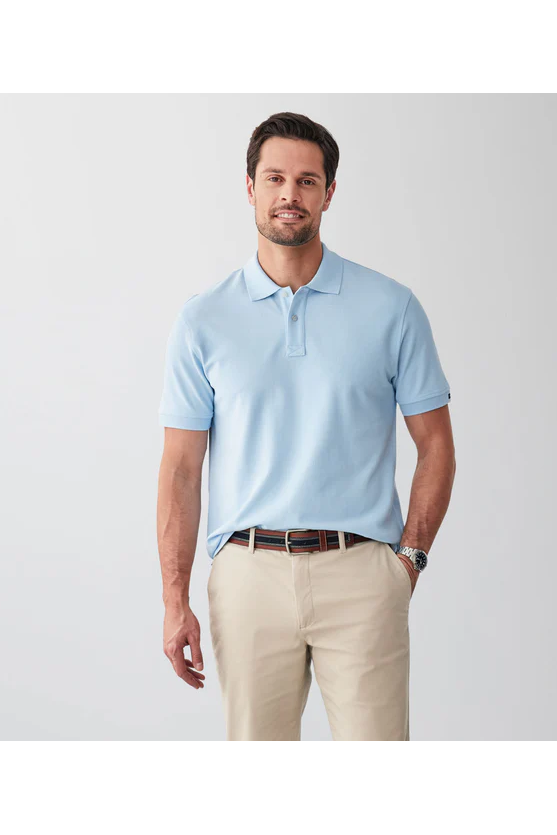 Classic Pique Polo Sky Blue