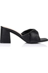 Stella Block Heel Mules Black