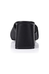 Stella Block Heel Mules Black