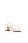 Stormi Block Heels White