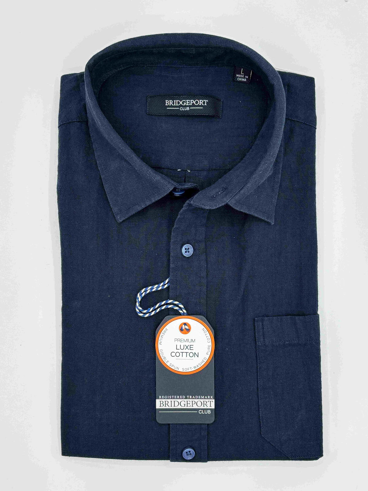 Men's Woven S/S Shirt Navy