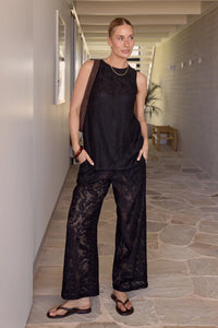 Valerie Pant Black Lace