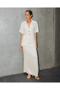 Textured Shirt Ivory