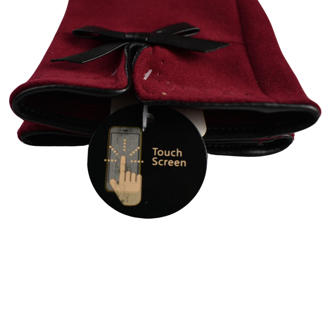 Flat Bow Gloves Wine