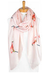 Calla Lily Scarf Pink