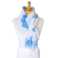 Love Hearts Scarf Royal Blue