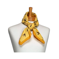 Bell Flower Square Scarf Marigold Yellow