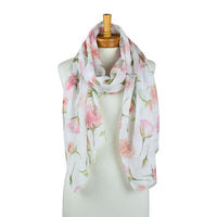 Rose Garden Scarf Pink