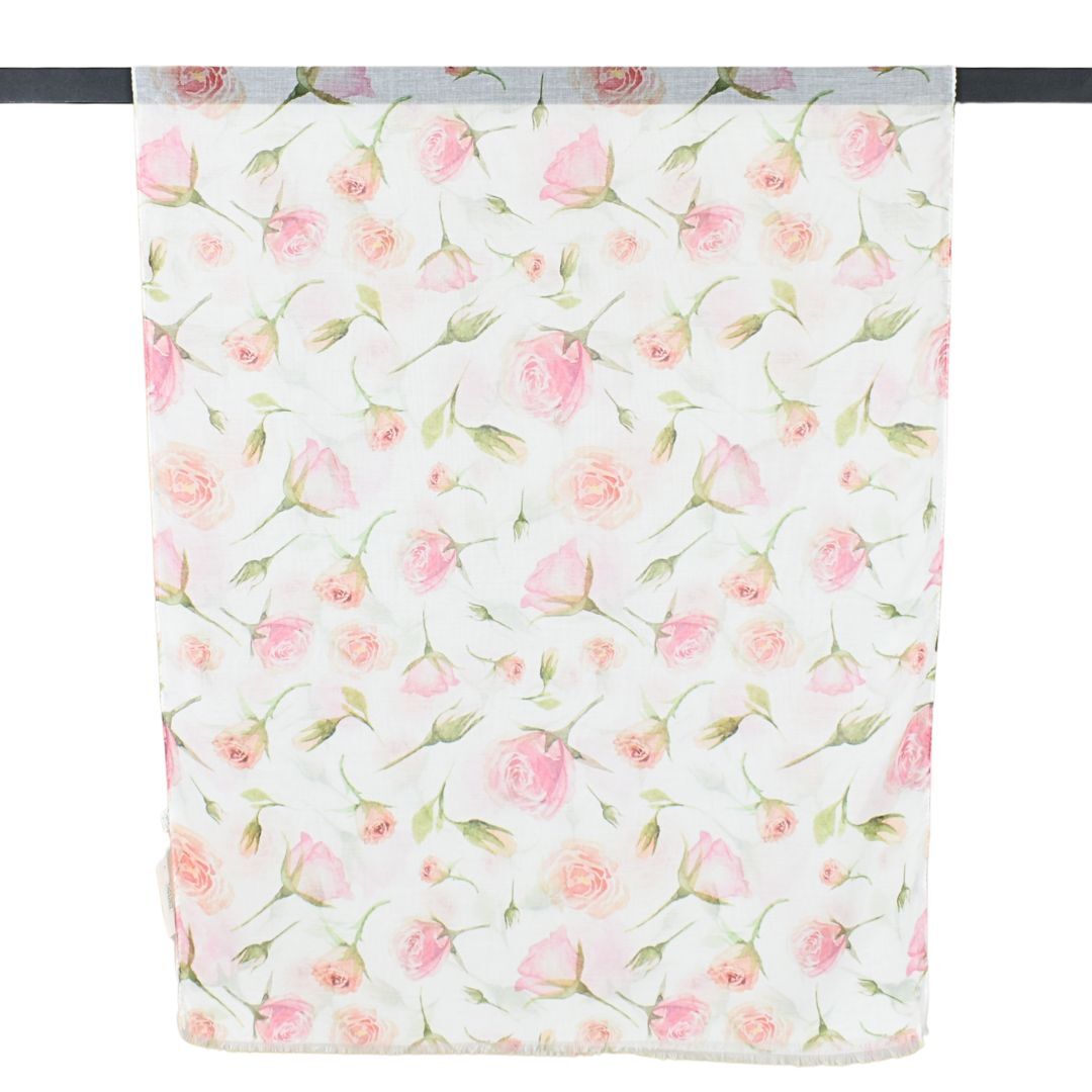 Rose Garden Scarf Pink