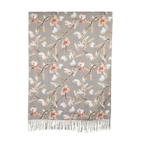 Magnolia Garden Scarf Grey