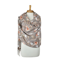 Magnolia Garden Scarf Grey
