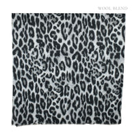 Luxe Leopard Scarf Grey