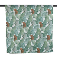 Ginkgo Leaf Scarf Green