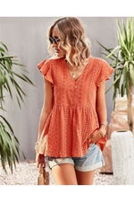 Greta Top Orange