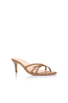 Tarzan Heeled Mules Dark Camel