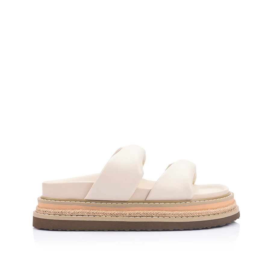 Teagan Flatform Slide Bone