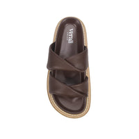 Teagan Flatform Slide Chocolate