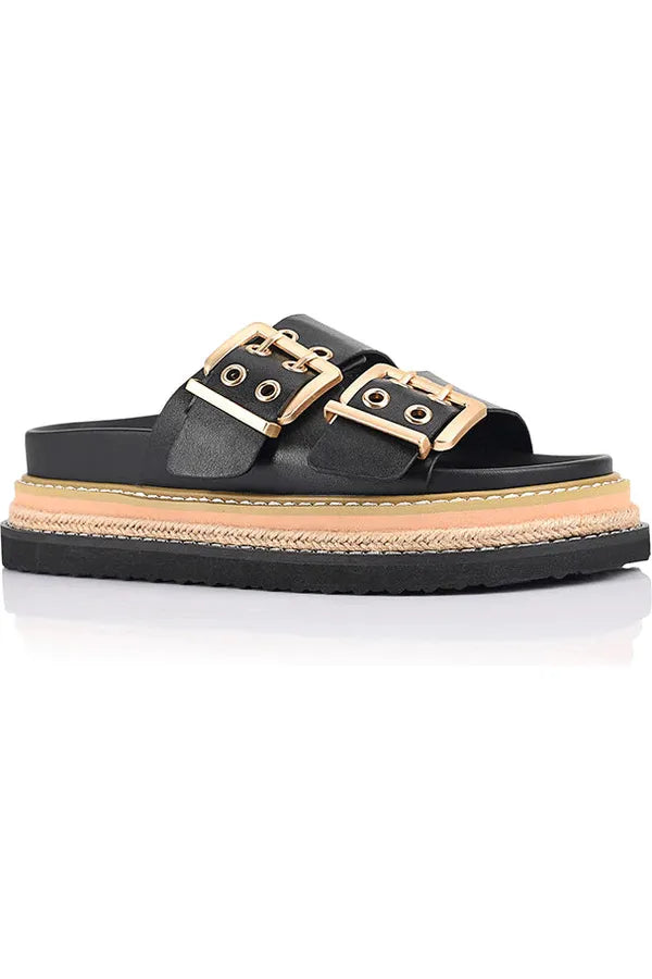 Thatcher Platform Slide Black