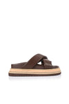 Thelma Flatform Slide Chocolate