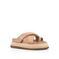 Thelma Flatform Slide Biscuit
