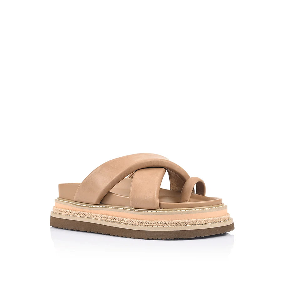 Thelma Flatform Slide Biscuit